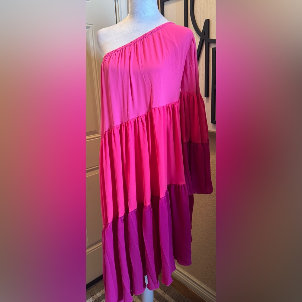 Strut and Bolt Pink and Purple Dress